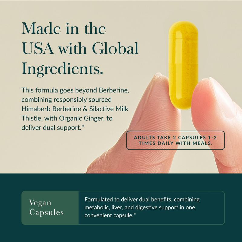 Berberine & Milk Thistle - 1200mg Softgels