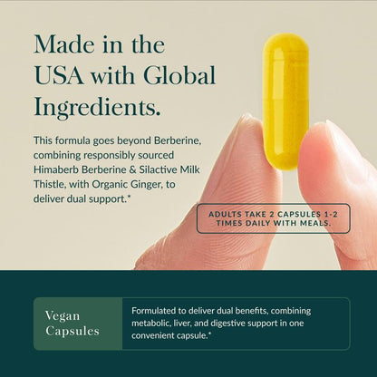 Berberine & Milk Thistle - 1200mg Softgels