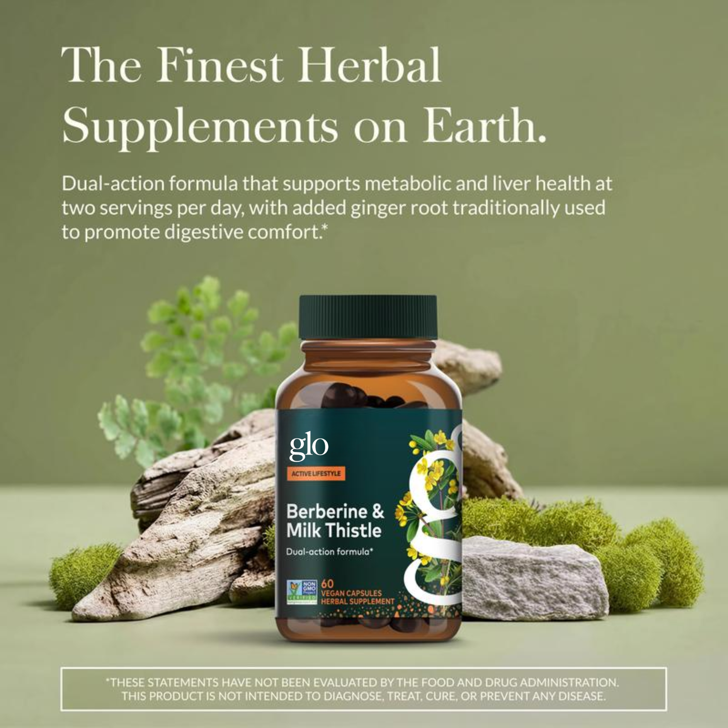 Berberine & Milk Thistle - 1200mg Softgels